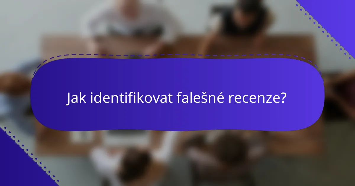 Jak identifikovat falešné recenze?