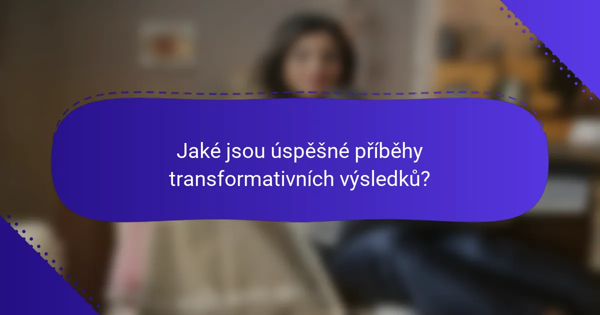 Jaké jsou úspěšné příběhy transformativních výsledků?